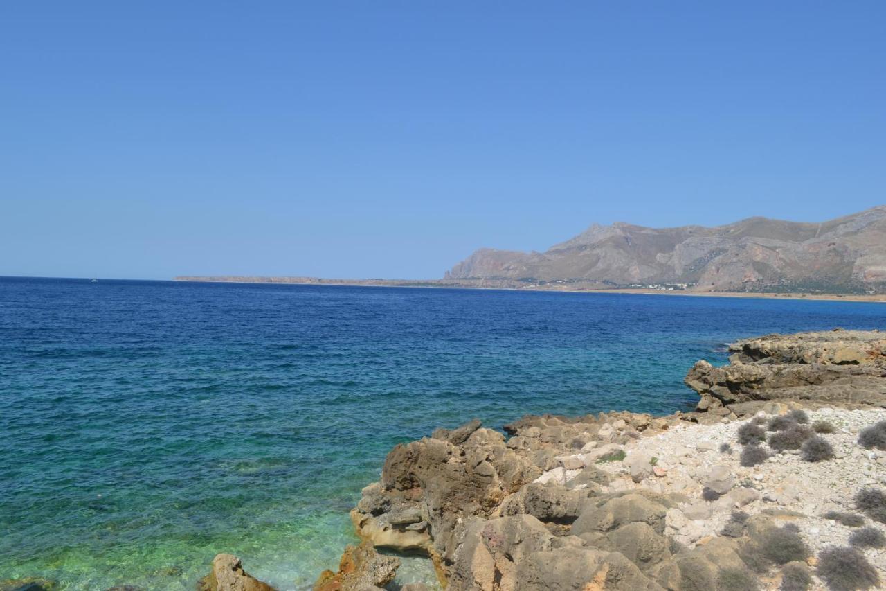Villa Paradiso Riserva Naturale Monte Cofano Castelluzzo Luaran gambar